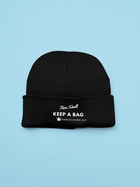 Thou Shall Keep a bag Beanie