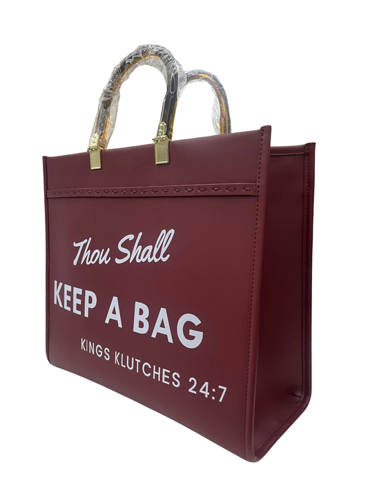 Thou Shall Keep A Bag Tote
