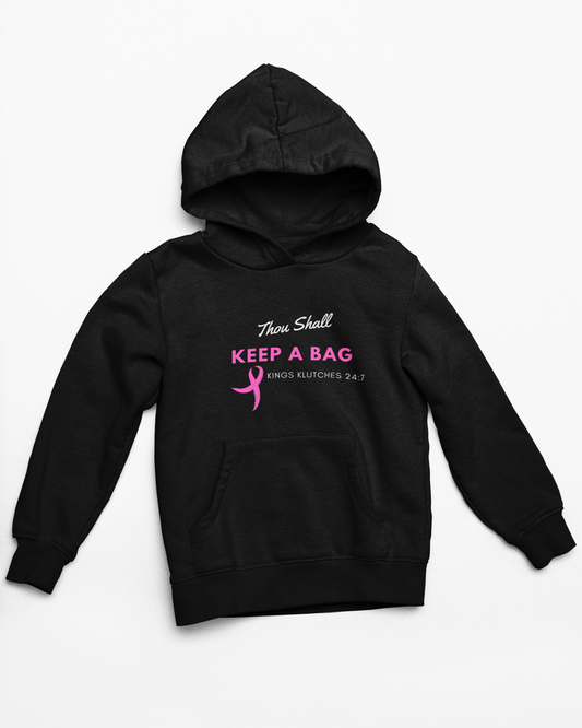 "Keep a Bag" hoodie Breast Cancer Edition