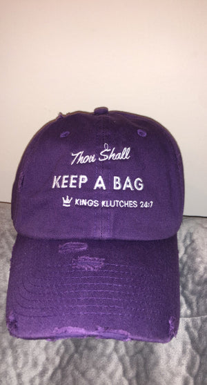 "Keep A Bag" Distressed Cap