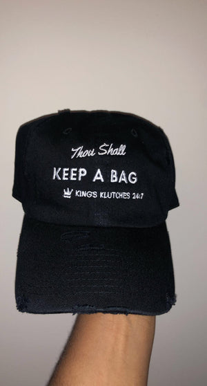 "Keep A Bag" Distressed Cap