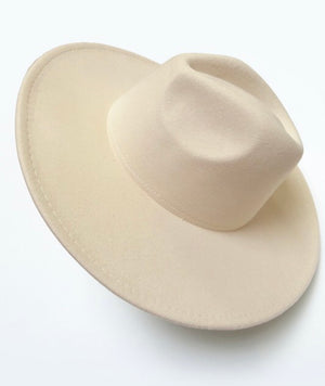 Solid Wide Brim Fedora