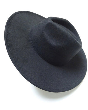 Solid Wide Brim Fedora