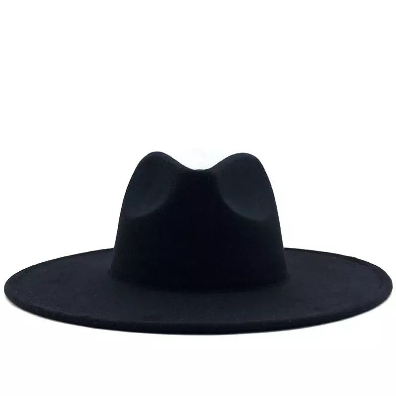 Solid Wide Brim Fedora