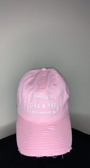 "Keep A Bag" Distressed Cap