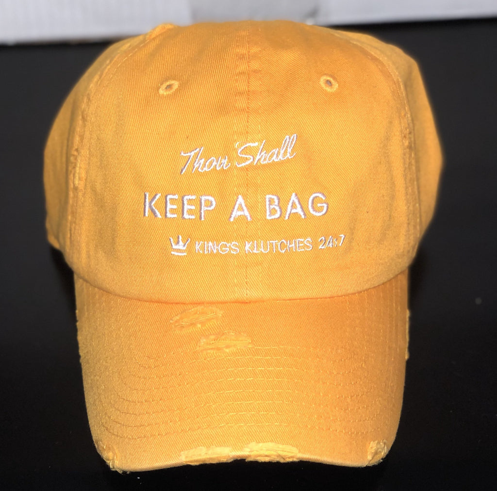 "Keep A Bag" Distressed Cap